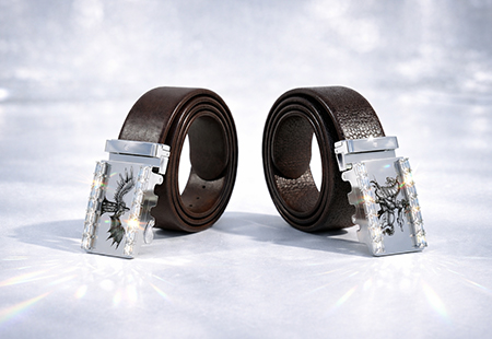 Leather belt photorealistic render