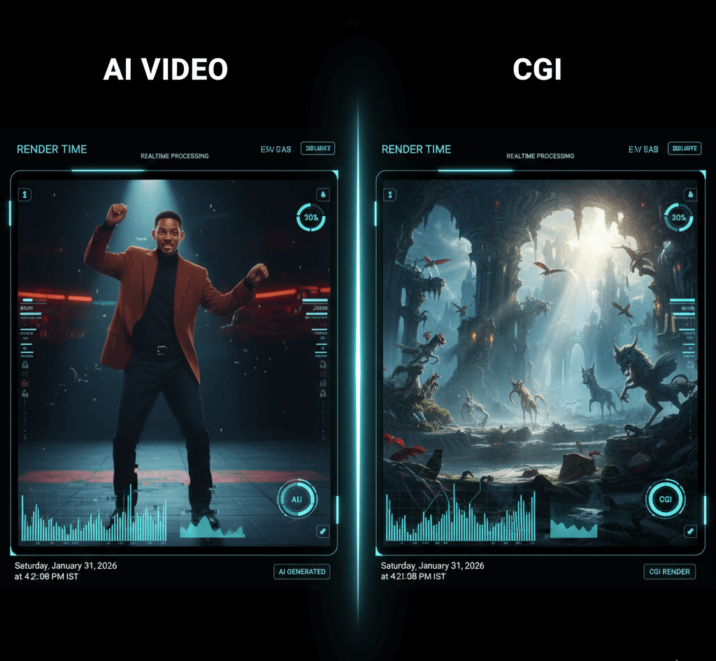 AI Video vs CGI