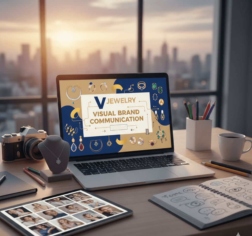 Visual brand communication jewelry